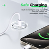 Benks Kabel D46 pleciony - Typ C na Lightning - PD 27W 3A 2 metry biały