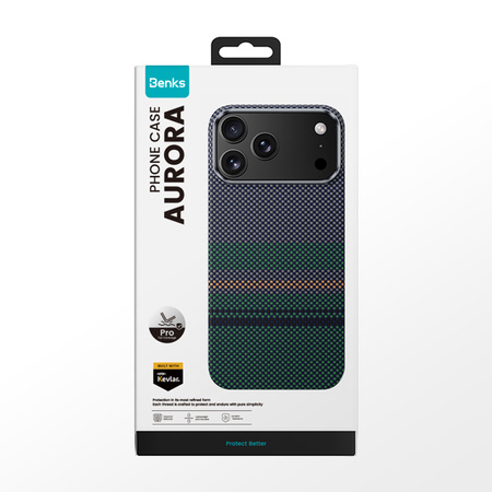 Benks Etui Magnetic Armor Pro Aurora Kevlar 600D (C070) do Iphone 17 Pro Max