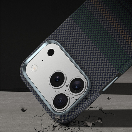 Benks Pancerne Etui Ochronne Armor Pro Aurora Kevlar Carbon 600D do iPhone 18 Pro Max / 17 Pro Max