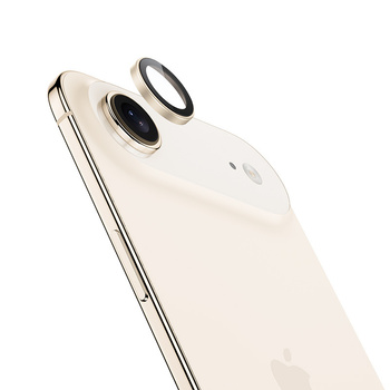 Benks Hartowane szkło DR Sapphire Lens Protector na aparat do Iphone 17 Air (obiektyw 1 sztuka) złote