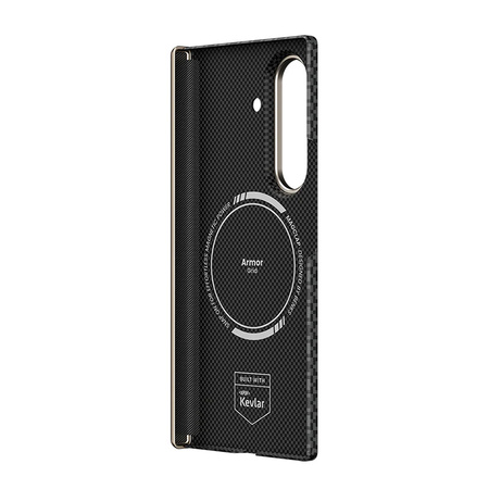 Benks Etui Magnetic Carbon Kevlar Armor Grid Axis 1000D do Samsung Galaxy Z Fold 7 – Pancerne Etui Carbon Kevlarowe z Ochroną Premium