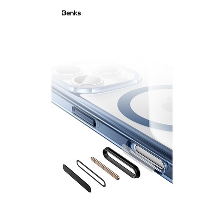 Benks Etui Magnetic Lucent Pro do Iphone 16 Pro zielony
