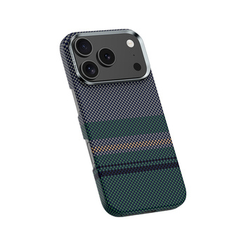 Benks Etui Magnetic Carbon Kevlar Armor Air Aurora 600D do iPhone 17 Pro Max – Stylowe Etui Carbon Kevlarowe z Efektem Aurora i Kompatybilnością MagSafe