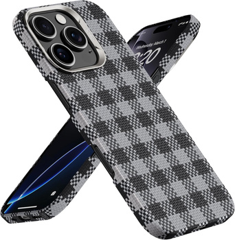 Benks Etui Carbon Kevlar Armor Vichy MagSafe do iPhone 16 Pro Max plecki pokrowiec case ochrona obudowa