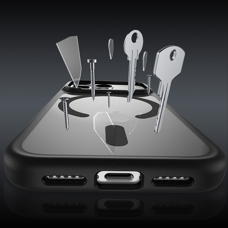Benks Etui Ochronne Mist Metal Frame do iPhone 18 Pro / 17 Pro Czarne