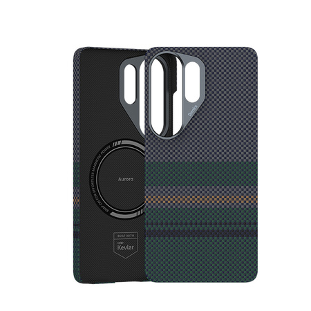 Benks Etui do Samsung Galaxy S26 Ultra Carbon Kevlar Armor Air Aurora z MagSafe