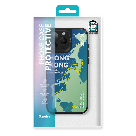 Benks Etui Dynamic City Hong Kong do Iphone 15 Pro