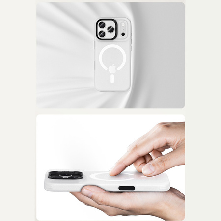 Benks Etui Magnetic Lucid Armor (K069) do iPhone 17 Pro Białe (Camera Control Button)