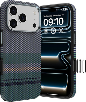 Benks Etui Magnetic Carbon Kevlar Armor Pro Aurora 600D do iPhone 17 Pro – Etui Carbon Kevlarowe z Efektem Aurora i Kompatybilnością MagSafe