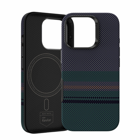 Benks Etui Magnetic Armor Pro Aurora Kevlar 600D (CA66) do iPhone 16 Pro Max
