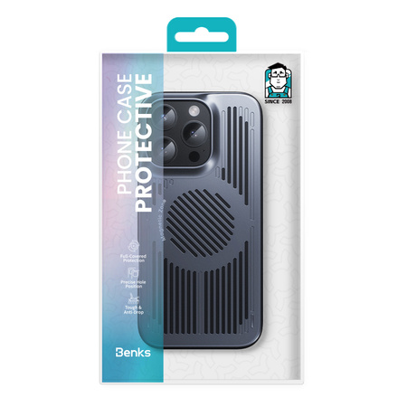 Benks Etui Magnetic Biliz Cooling Case (0057) do Iphone 14 Pro szary