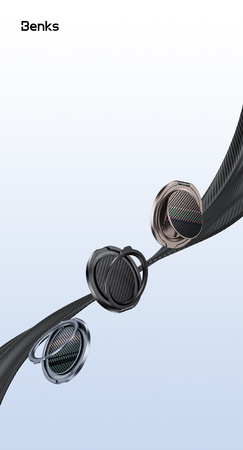 Benks uchwyt ring podstawka magnetyczna do telefonu kevlar carbon MagSafe etui pop socket