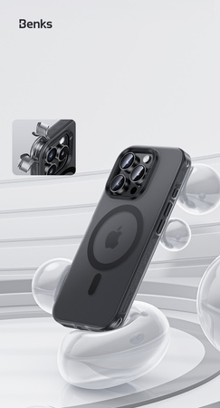 Benks Etui Magnetic Lucid Armor (C066) do iPhone 16 Pro Max Złote