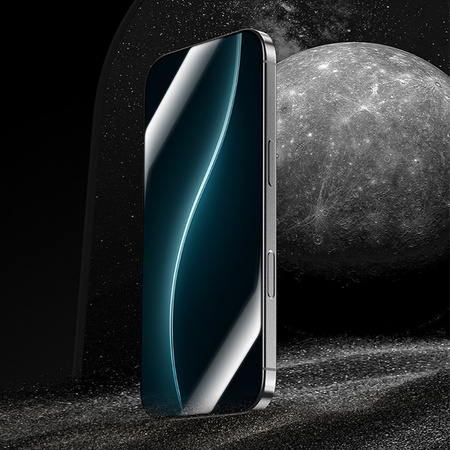 Benks Hartowane szkło Glass Warrior Sapphire do iPhone 17/16 Pro czarne – szafirowa powłoka, maksymalna odporność na zarysowania