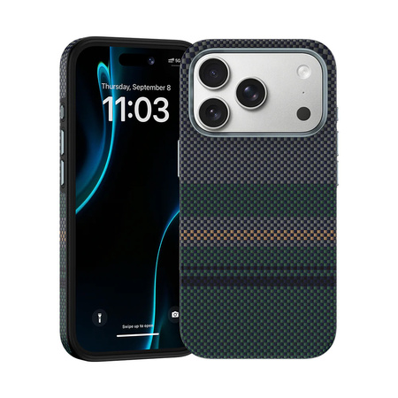 Benks Etui Magnetic Carbon Kevlar Armor Pro Aurora 600D do iPhone 17 Pro – Etui Carbon Kevlarowe z Efektem Aurora i Kompatybilnością MagSafe