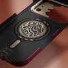 Benks Etui Magnetic Armor Air Knight Kevlar Metal Frame do iPhone 18 Pro Max / 17 Pro Max czerwone – wytrzymałe etui z włóknem Kevlar® i pełną ochroną MagSafe