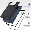 Benks Etui Magnetic Armor Grid Air Grand Combo do iPhone Duo czarne