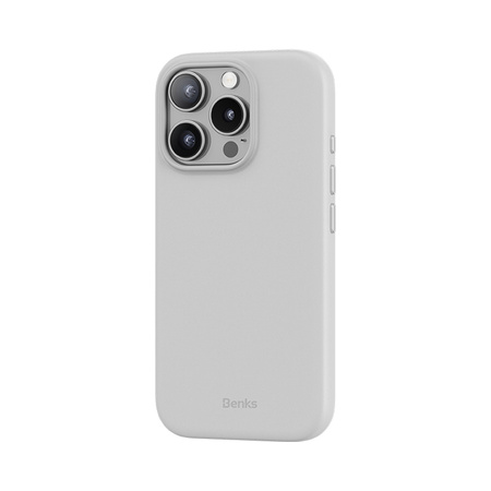Benks Etui Magnetic Vita Pro Silicone do iPhone 16 Pro Szare