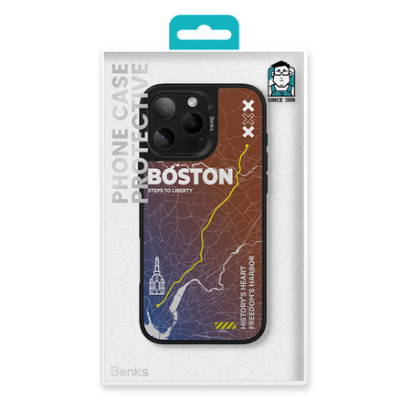 Benks Etui Dynamic City Boston do iPhone 16 Pro
