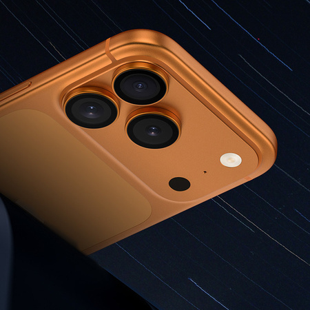 Benks Hartowane szkło Glass Warrior Lens Protector na aparat do Iphone 17 Pro/17 Pro Max (obiektyw 3 sztuki) pomarańczowe