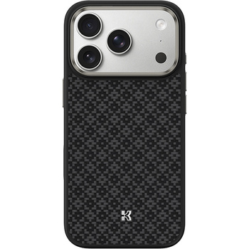 Benks Etui Magnetic Armor Pro Armor Grid Kevlar Metal Frame 600D do iPhone 18 Pro / 17 Pro czarne – wytrzymałe etui z włóknem Kevlar® i pełną ochroną MagSafe