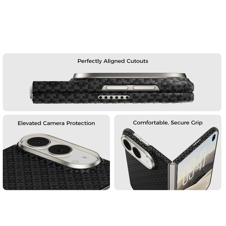 Benks Etui Magnetic Armor Grid Air Grand Combo do iPhone Duo niebieskie