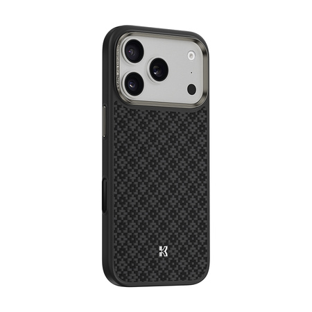 Benks Etui Magnetic Armor Pro Armor Grid Kevlar Metal Frame 600D (Y070) do iPhone 17 Pro Max Czarne