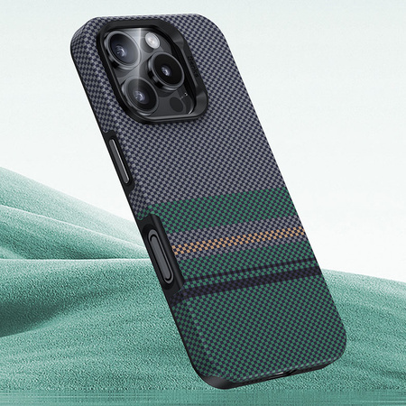 Benks Etui Magnetic Armor Pro Aurora Kevlar 600D (CA66) do iPhone 16 Pro Max