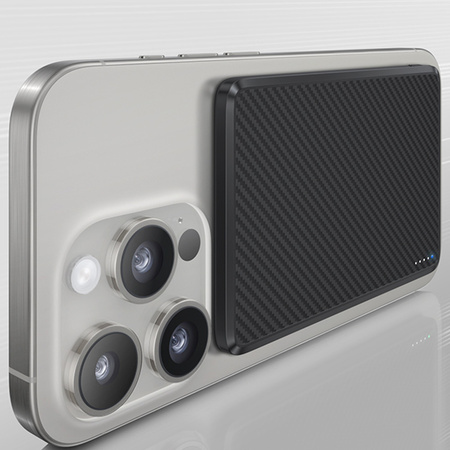 Benks Power bank 10000mAh MP16 ArmorGo - Typ C - magnetyczny z ładowaniem indukcyjnym czarny