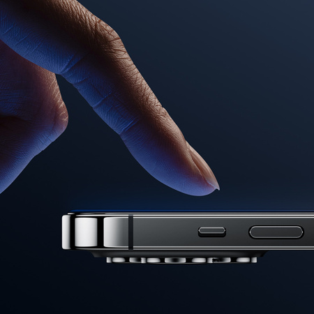 Benks Hartowane szkło Glass Warrior Sapphire do iPhone 14 Pro Max czarne – szafirowa powłoka, ochrona wyświetlacza