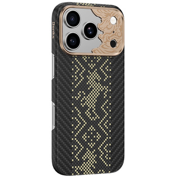 Benks Etui Magnetic Armor Air Knight Kevlar Metal Frame do iPhone 18 Pro / 17 Pro czarne – wytrzymałe etui z włóknem Kevlar® i pełną ochroną MagSafe