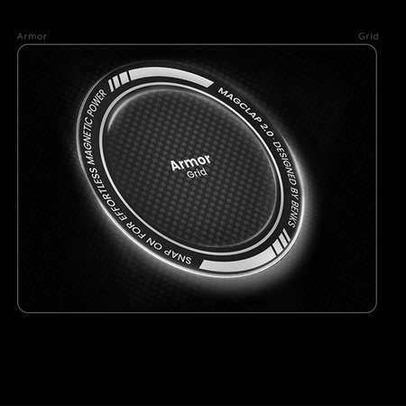 Benks Etui Magnetic Armor Air Armor Grid Kevlar Metal Frame 600D (B068) do Iphone 17 Air czarne