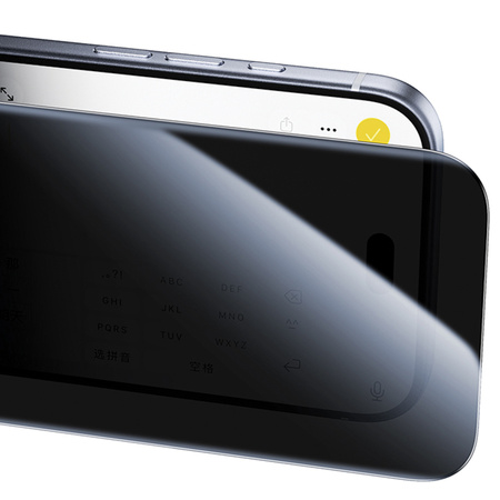 Benks Szkło Hartowane Glass Warrior Privacy do iPhone 18 Pro Czarne