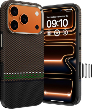 Benks Etui Magnetic Carbon Kevlar Armor Pro Prestige 600D do iPhone 17 Pro – Smukłe Etui Carbon Kevlarowe z Ochroną i Stylowym Designem
