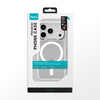 Benks Etui Magnetic Mist Metal Frame do iPhone 17 białe (Camera Control Button) – Smukłe Etui Ochronne z Ramką Metalową i Camera Control