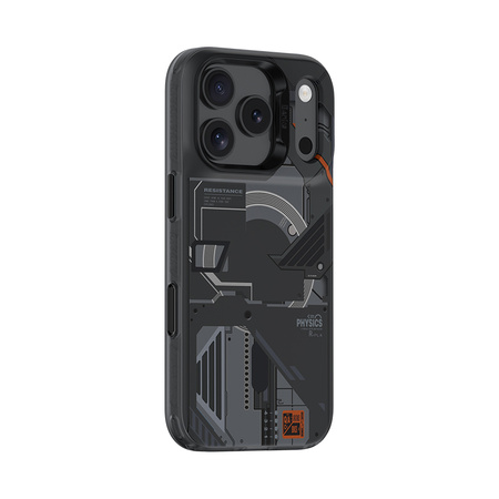 Benks Etui Dynamic Magnetic Mecha do iPhone 17 Pro czarne (Camera Control Button) – Smukłe Etui z Serii Mecha z Camera Control i MagSafe