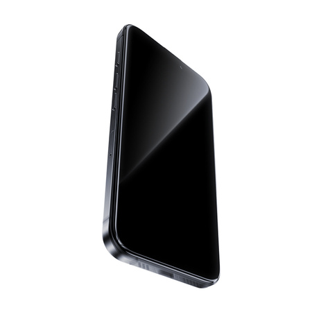 Benks Hartowane szkło Glass Warrior Sapphire Coating (LS65) do Iphone 16 Pro Max czarne (Thin Edge)