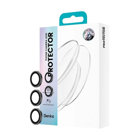 Benks Szkło Hartowane na Aparat do Samsung Galaxy S26 Ultra Glass Warrior Lens Protector (5 obiektywów) – Czarne
