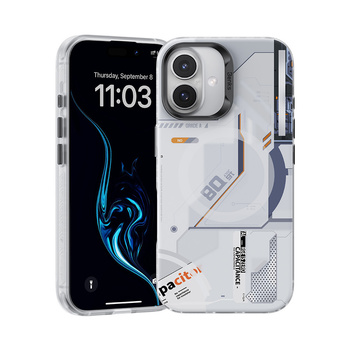 Benks Etui Magnetic Mecha Series do iPhone 16 Plus Białe