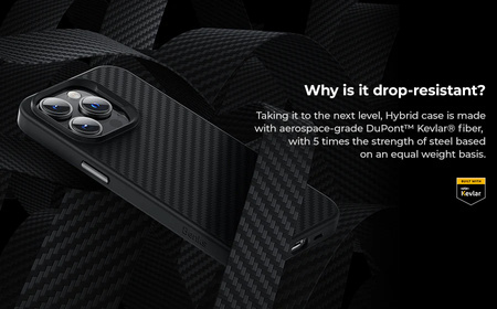 Benks Etui Magnetic Hybrid Kevlar 1500D do iPhone 14 Plus Czarne