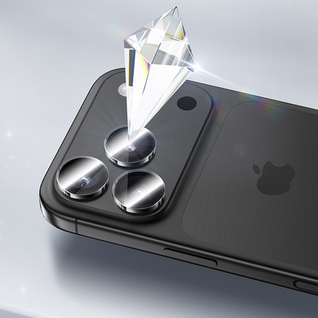 Benks Szkło Hartowane Glass Warrior Lens Protector na aparat do iPhone 17 (2 sztuki) przezroczyste – szkło hartowane, odporne na zarysowania