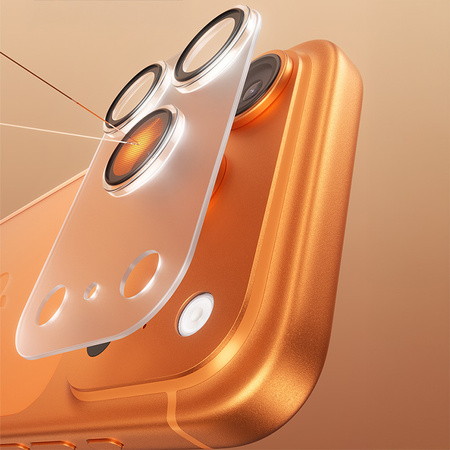 Benks Hartowane szkło Air Shield Matte Integrated Lens Protector (C069) do Iphone 17 Pro (obiektyw 3 sztuki) przezroczyste