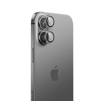 Benks Hartowane szkło Glass Warrior Lens Protector na aparat do iPhone 16 / 16 Plus (2 sztuki) szare – wzmocniona ochrona obiektywów