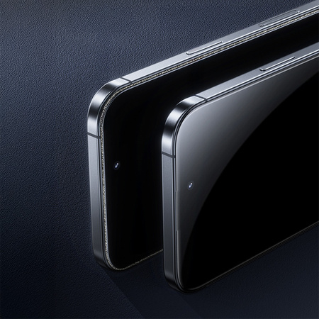 Benks Szkło Hartowane Ultra Shield HD do iPhone 17 / 16 Pro czarne – wzmocniona powierzchnia, maksymalna przejrzystość
