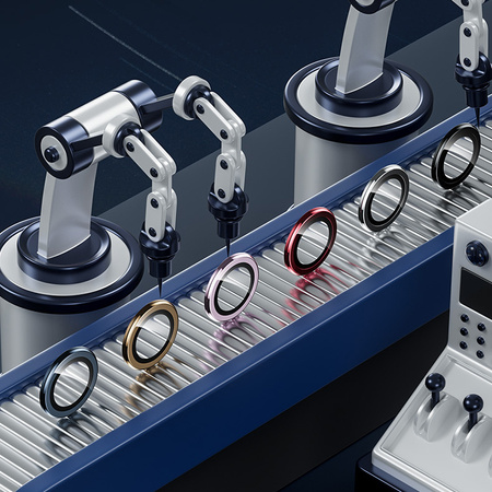 Benks Hartowane szkło Glass Warrior Lens Protector na aparat do Iphone 17 Pro/17 Pro Max (obiektyw 3 sztuki) srebrne