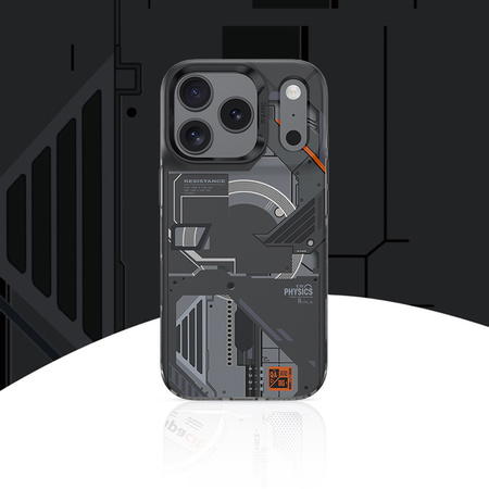 Benks Etui Dynamic Magnetic Mecha do iPhone 17 Pro Max czarne (Camera Control Button) – Pancerne Etui Mecha z Funkcją Camera Control