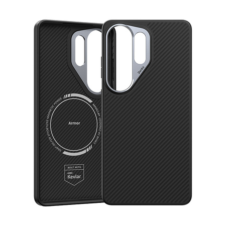 Benks Etui do Samsung Galaxy S26 Ultra Carbon Kevlar Armor Pro z MagSafe Wzmacniane – Czarne