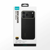 Benks Etui Montage Magnetic Carbon Kevlar Armor Air Metal Frame 600D+1500D do iPhone 17 Pro czarne – Smukłe Etui Carbon Kevlarowe z Ochroną Premium