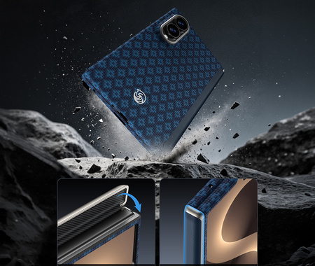 Benks Etui Magnetic Armor Grid Air Grand Combo (C.K.FL.SA.BE.S060) do Samsung Galaxy Z Fold 8 niebieski
