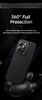 Benks Etui Magnetic Hybrid Armor Pro Kevlar Metal Frame 600D do iPhone 15 Plus Czarne